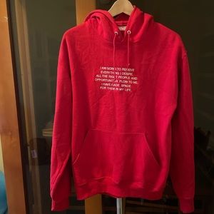 We're not really strangers hoodie. Women size small.